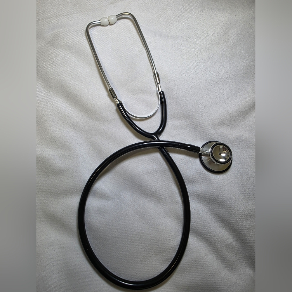 Black & Silver Medical Nurse Doctor Stethoscope
